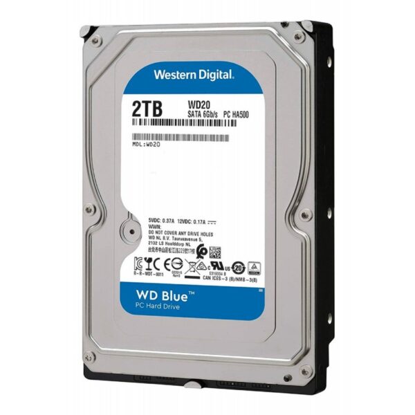 DISCO HDD 2TB WD BLUE SATA 256MB 7200RPM WD20EZBX