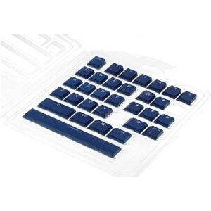 DUCKY RUBBER KEYCAP 31 KEYS RUBBER SEAMLESS DOUBLE SHOT NAVY BLUE COLOR