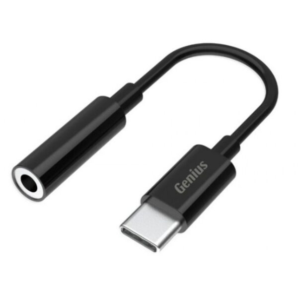 GENIUS ADAPTADOR AUDIO DAC USB-C MINIPLUG STEREO