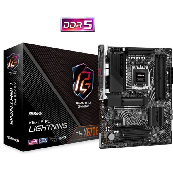 MOTHER ASROCK (AM5) X670E PG LIGHTNING