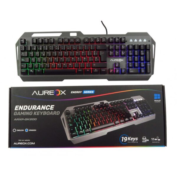 TECLADO AUREOX ENDURANCE  GAMING GK200