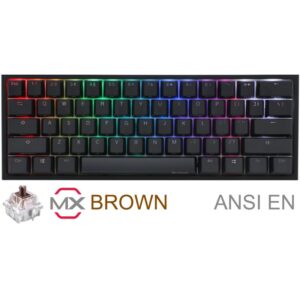 TECLADO GAMER DUCKY ONE 2 MINI RGB CHERRY MX BROWN DOUBLE SHOT PBT MECANICO TECLADO GAMER DUCKY ONE 2 MINI RGB CHERRY MX BROWN DOUBLE SHOT PBT MECANICO
