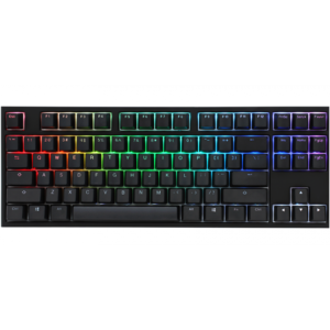 TECLADO GAMER DUCKY ONE 2 RGB TKL BLACK KAILH JADE SWITCH DOUBLE SHOT PBT MECANICO