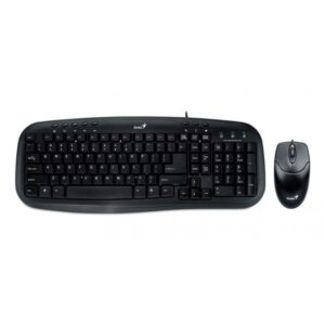 TECLADO + MOUSE COMBO USB GENIUS KM-200 SMART BLACK