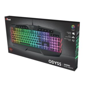 TECLADO TRUST ODYSS SEMI MECH ES GXT881 TECLADO TRUST ODYSS SEMI MECH ES GXT881