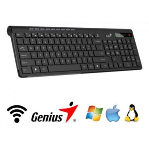 TECLADO WIRELESS GENIUS SLIMSTAR 7230 BLACK