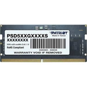 MEMORIA PATRIOT SIGNATURE LINE SODIMM DDR5 32GB 4800MT/S PS001641
