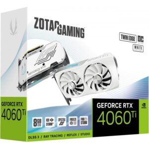 PLACA DE VIDEO ZOTAC RTX 4060TI 8GB TWIN EDGE OC WHITE