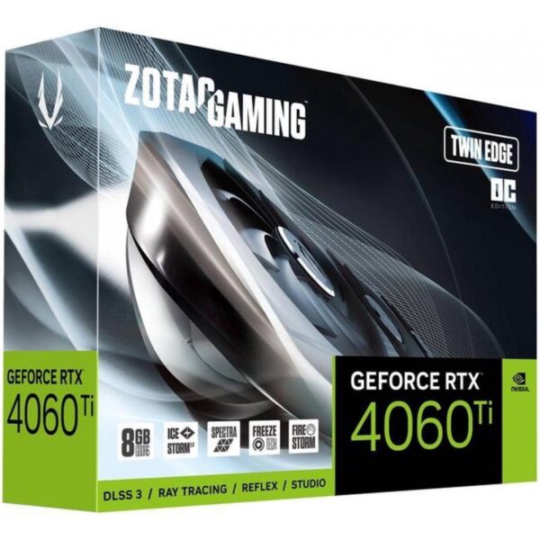 PLACA DE VIDEO ZOTAC RTX 4060TI OC 8GB TWIN EDGE DDR6
