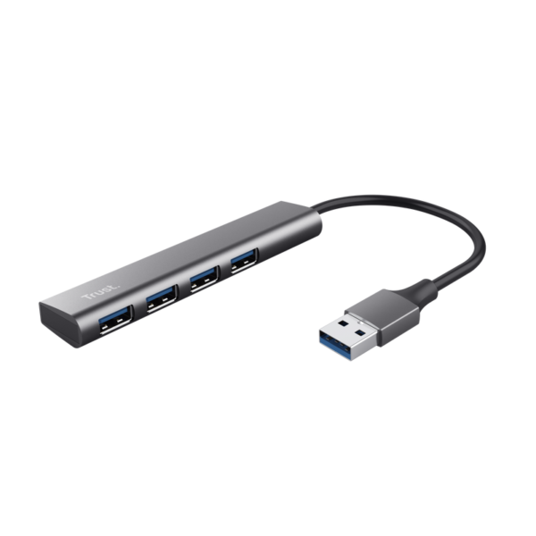 TRUST HALYX HUB USB 4 PUERTOS 3.2 GEN1 ALUMINIO